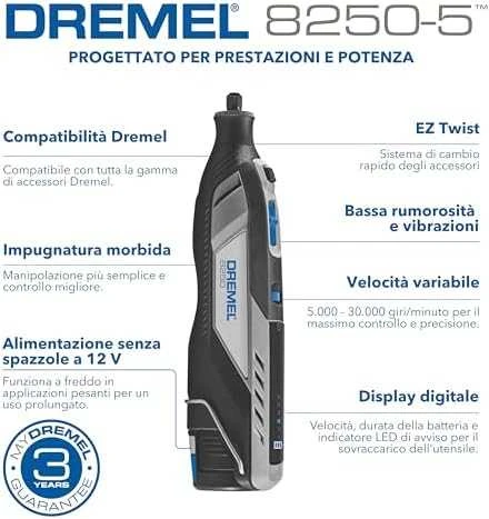 Daugiafunkcis įrankis Dremel 8250-5, su 5 priedais