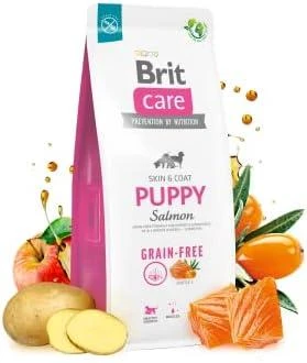 Sausas Šunų Maistas - Brit Care Šuniukams Su Lašiša 3 Kg