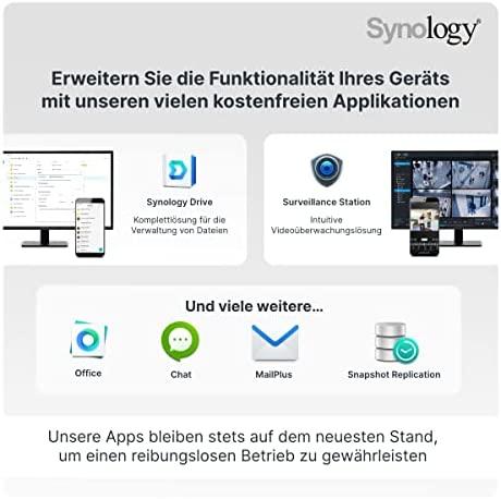 Serveris Synology Sinologija | Bokštas NAS | DS1821+ | Iki 8 HDD/SSD Hot-Swap | AMD Ryzen | „Ryzen V1500B Quad Core“ | Procesoriaus dažnis 2,2 GHz | 4 GB | DDR4
