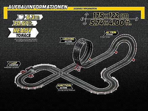Žaislinė lenktynių trasa Carrera Go DTM 8,9 m