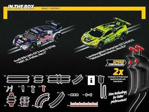 Žaislinės lenktyninės trasos rinkinys Carrera GO!!! DTM 6,3 m