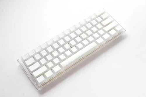Klaviatūra Ducky one 3 Aura balta mini raudona (US)