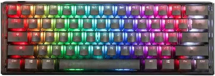 Ducky One 3 Aura Juodas SF Klaviatūra žaidimams, RGB LED - MX-Silent-Raudona