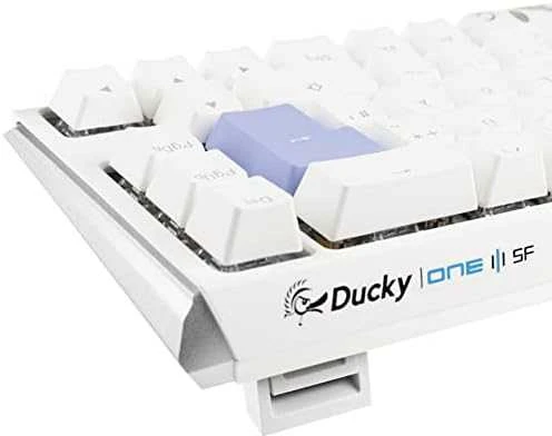 Ducky One 3 Classic Pure Baltas SF Klaviatūra žaidimams, RGB LED - MX-Clear