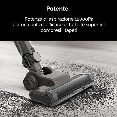 Belaidis dulkių siurblys šluota Aeno Cordless vacuum cleaner SC1, Turbo režimas, su led pašvietimu, plaunamas filtras