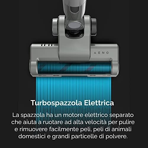 Belaidis dulkių siurblys šluota Aeno Cordless vacuum cleaner SC3, Turbo režimas, su led pašvietimu, plaunamas filtras