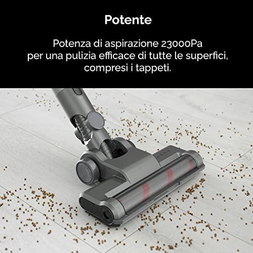 Belaidis dulkių siurblys šluota Aeno Cordless vacuum cleaner SC3, Turbo režimas, su led pašvietimu, plaunamas filtras