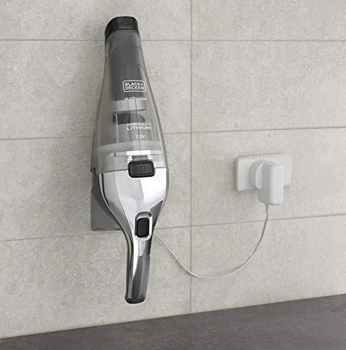 Black & Decker Juodas & Decker Juodas & DECKER | Dulkių siurblys | NVC220WC-QW | Belaidis veikimas | Rankena | 7,2 V | Pilkas
