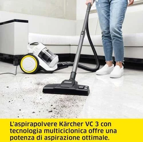 Dulkių siurblys su daugiaciklone technologija Karcher VC 3 (1.198-053.0)