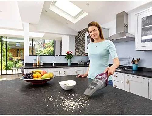 Black & Decker Juodas & Decker Dulkių Siurblys - Juodas & Decker NVC115W, Pilkas, Violetinis