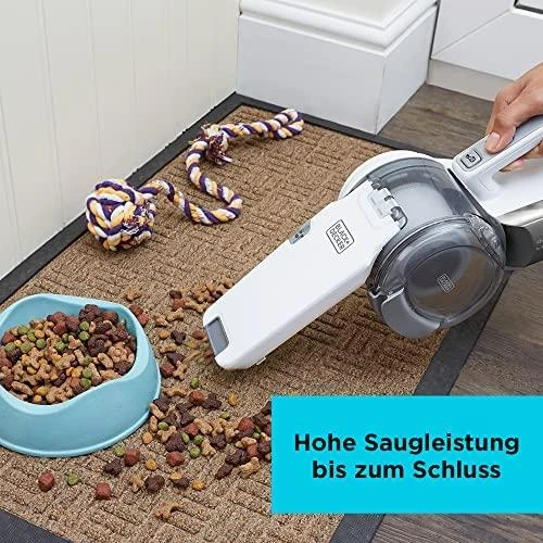 Dulkių siurblys Black & Decker Juodas & Decker Vacuum cleaner bagless, handheld Juodas & Decker Pivot PV1820L-QW (35W, baltos spalvos)