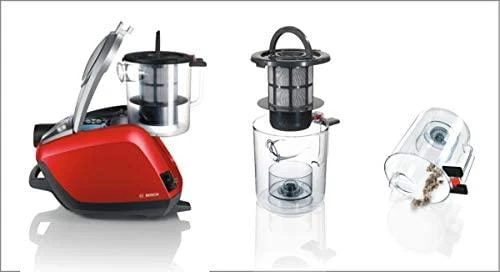 Bosch BGS41PET1 Serija 6, Dulkių siurblys be maišelio, ProAnimal, Raudona