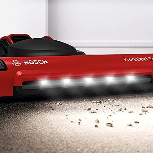 Įkraunamasis dulkių siurblys Bosch Serija 4 BBH3ZOO28, Raudonos spalvos