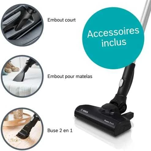 Įkraunamasis dulkių siurblys Bosch Unlimited 6 BBS611MAT, mėlynas