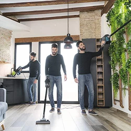 CECOTEC 05514 Siurblys-šluota Conga ThunderBrush 560 Rankinė elektrinė šluota 360 laipsnių vertikalus dulkių siurblys 2in1 600W