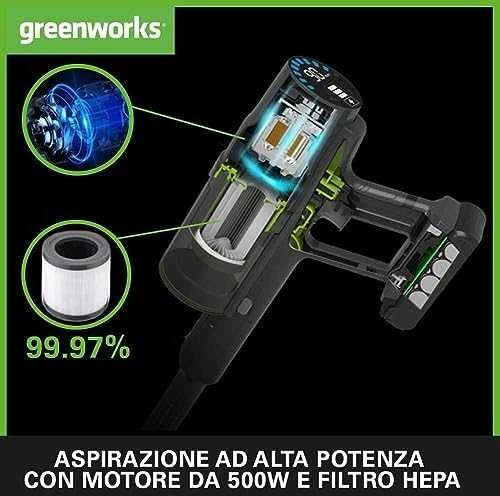 Greenworks belaidis dulkių siurblys GD24SVK4D 24V 4Ah