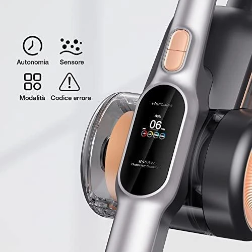 Dulkių siurblys Jimmy H10 Pro Cordless, Pilkos spalvos
