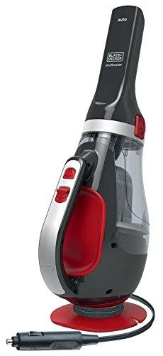 Black & Decker Juodas & Decker automobilinis dulkių siurblys Juodas+DECKER ADV1200-XJ (12W, raudona ir pilka spalvos)