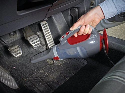 Black & Decker Juodas & Decker automobilinis dulkių siurblys Juodas+DECKER ADV1200-XJ (12W, raudona ir pilka spalvos)