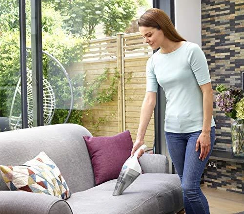 Rowenta Juodas & Decker Nešiojamas Dulkių Siurblys - Juodas & Decker NVC115JL 0,325L 3,6V Ličio Jonų Pilka/Balta