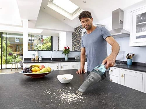 Dulkių siurblys Black & Decker Juodas & Decker NVC220WBC handheld vacuum Mėlyna, Chrome Bagless