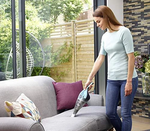 Dulkių siurblys Black & Decker Juodas & Decker NVC220WBC handheld vacuum Mėlyna, Chrome Bagless