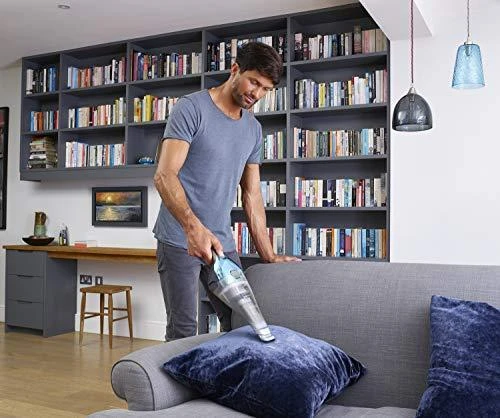 Dulkių siurblys Black & Decker Juodas & Decker NVC220WBC handheld vacuum Mėlyna, Chrome Bagless