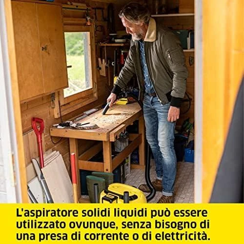 Drėgno ir sauso valymo dulkių siurblys Kärcher WD 3 Battery Premium, be akumuliatoriaus ir kroviklio 1.629-950.0