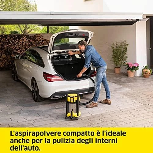 Drėgno ir sauso valymo dulkių siurblys Kärcher WD 3 Battery Premium, be akumuliatoriaus ir kroviklio 1.629-950.0