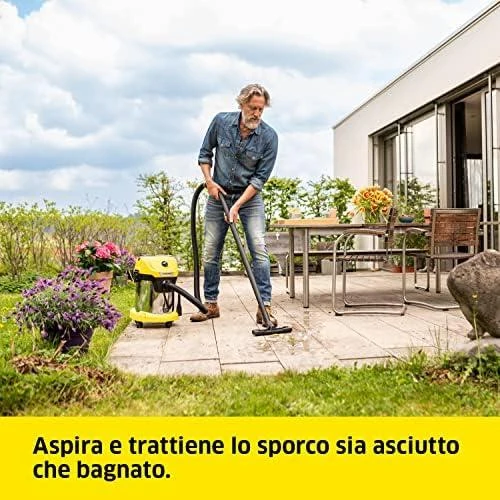 Drėgno ir sauso valymo dulkių siurblys Kärcher WD 3 Battery Premium, be akumuliatoriaus ir kroviklio 1.629-950.0