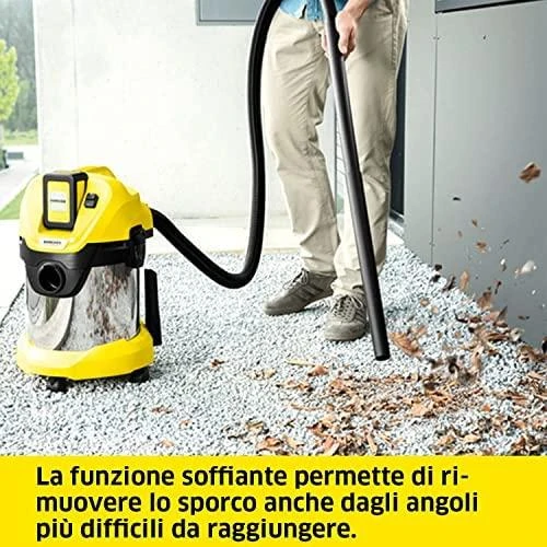 Drėgno ir sauso valymo dulkių siurblys Kärcher WD 3 Battery Premium, be akumuliatoriaus ir kroviklio 1.629-950.0