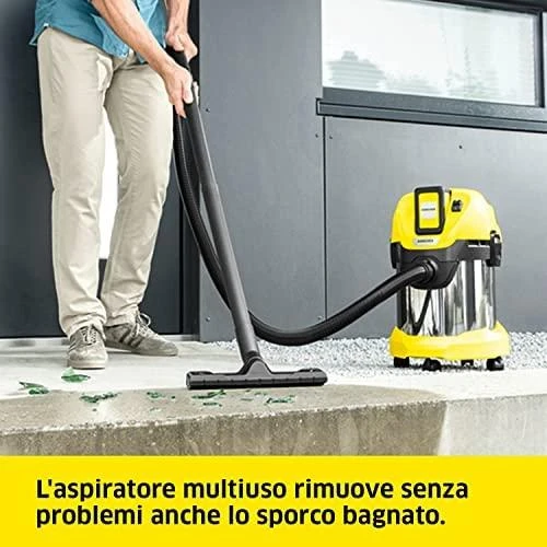 Drėgno ir sauso valymo dulkių siurblys Kärcher WD 3 Battery Premium, be akumuliatoriaus ir kroviklio 1.629-950.0