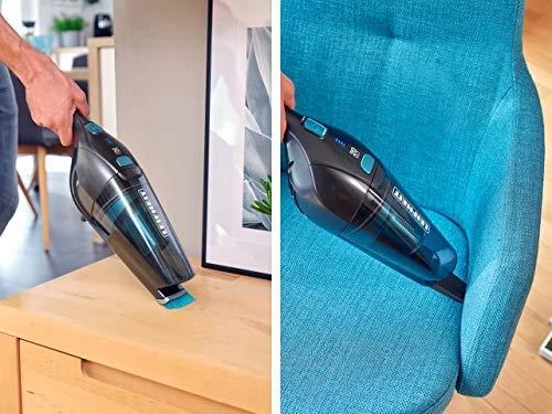 Dulkių siurblys Leifheit Rotaro PowerVac 2in1 20V Bagless Juodas, Mėlyna