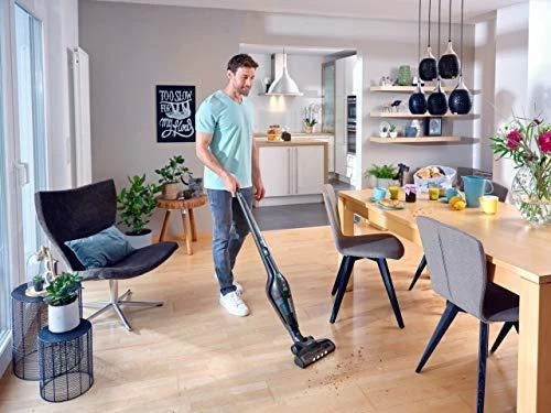 Dulkių siurblys Leifheit Rotaro PowerVac 2in1 20V Bagless Juodas, Mėlyna