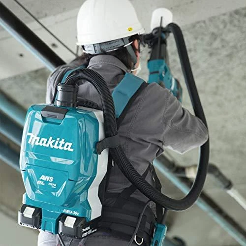 Makita DVC265ZXU Akumuliatorinis dulkių siurblys (kuprinė) 2x18 V Li-ion, AWS, Be akumuliatorių ir kroviklio!