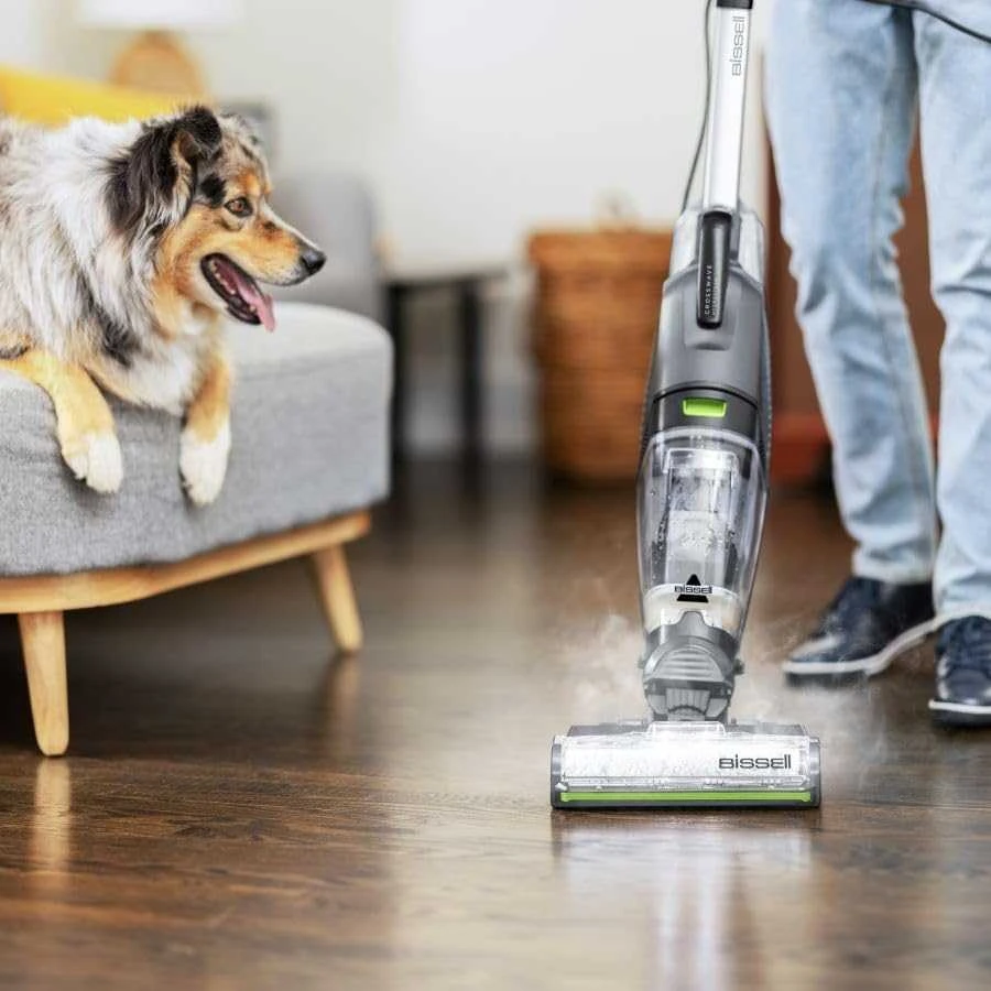 Plaunantis siurblys - šluota Bissell Crosswave HydroSteam Pet Select, su garų funkcija, 1100 W