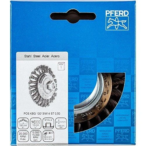 Metalinis šepetys 100x13mm PFERD KBG ST 0,5 M14