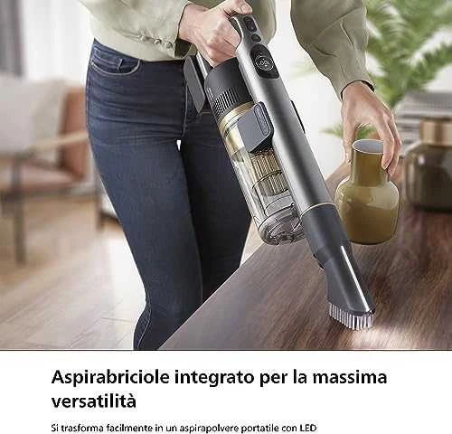 Philips | Dulkių siurblys | XC8055/01 Aqua Plus | Belaidis veikimas | Rankena | 25,2 V | Veikimo laikas (maks.) 80 min | Tamsios Pilkos | Garantija 24 mėn.
