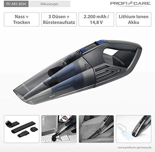 Dulkių Siurblys - Proficare PC-AKS 3034 Belaidis, Juodas
