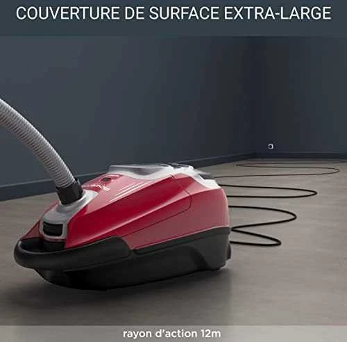 ROWENTA Silence Force Allergy+ – dulkių siurblys raudonas