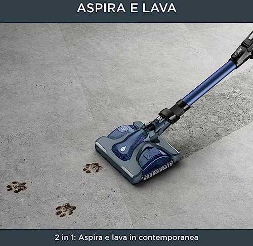 Dulkių siurblys ROWENTA X-Force Flex 14.60 Aqua - Vacuum Cleaner mėlynas
