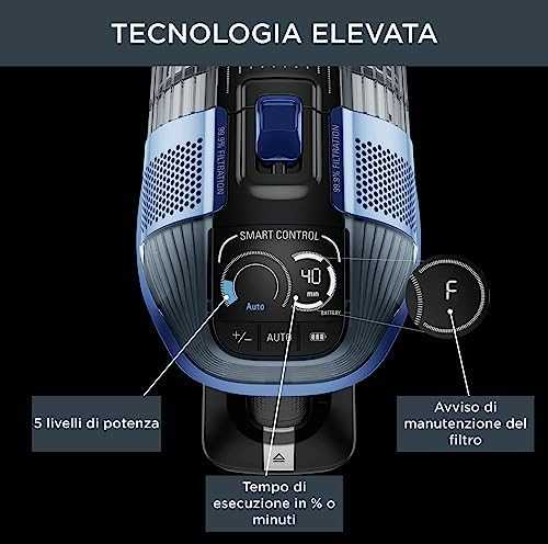 Dulkių siurblys ROWENTA X-Force Flex 14.60 Aqua - Vacuum Cleaner mėlynas
