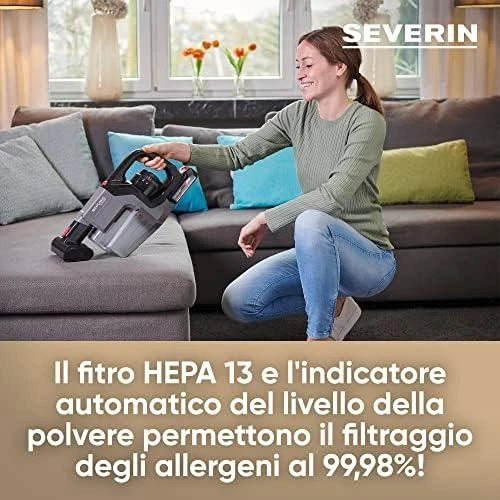 Dulkių siurblys Severin HV 7184 Sepuro pilka