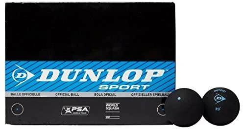 Dunlop Skvošo kamuoliukas Intro 12-box, 1mėlyn.taš