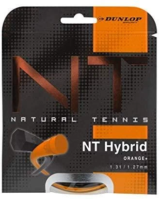 Stygos tenisui Dunlop NT HYBRID Oranžinis 1.31/1.27mm Juodas/Oranžinis