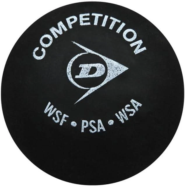 Dunlop Skvošo kamuoliukas Competition 3-blister,1gelt.taš