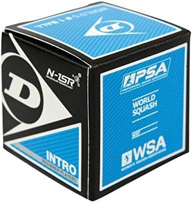 Dunlop Skvošo kamuoliukas Intro 12-box, 1mėlyn.taš