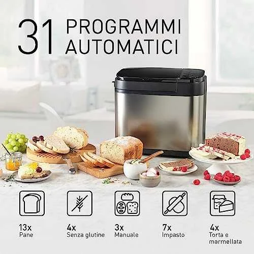 Duonkepė Panasonic SD-YR2550, Sidabrinė / juoda