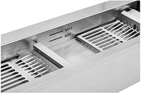 Royal Catering Nerūdijančio plieno spurgų kepimo mašina 3 kW 6 l
