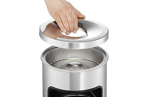 Šiukšliadėžė Durable popielnica 17L sidabrinė (333223)